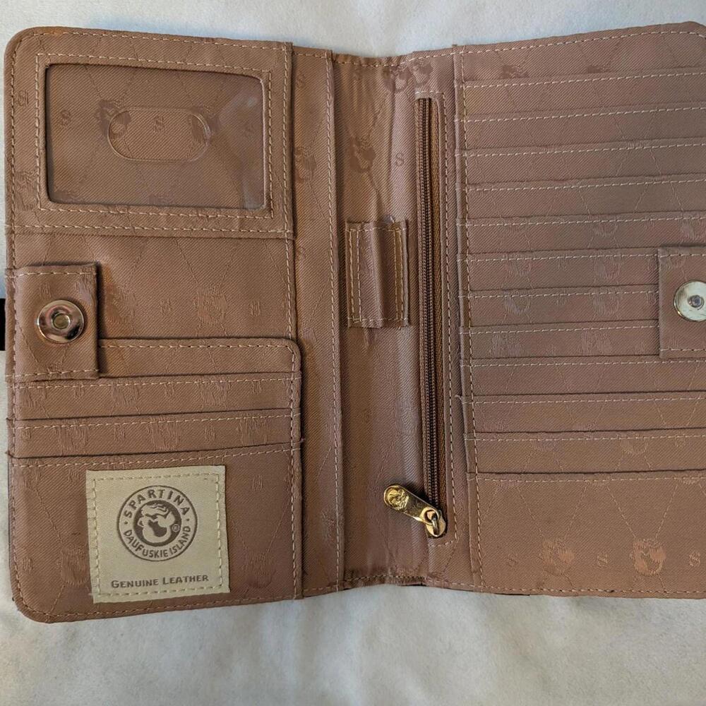 Spartina 449 Black Croc. Wallet - Picture 3 of 3
